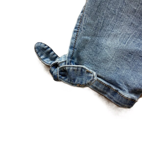 Suko Cropped Ankle Tie Skinny Jeans - Picture 6 of 6